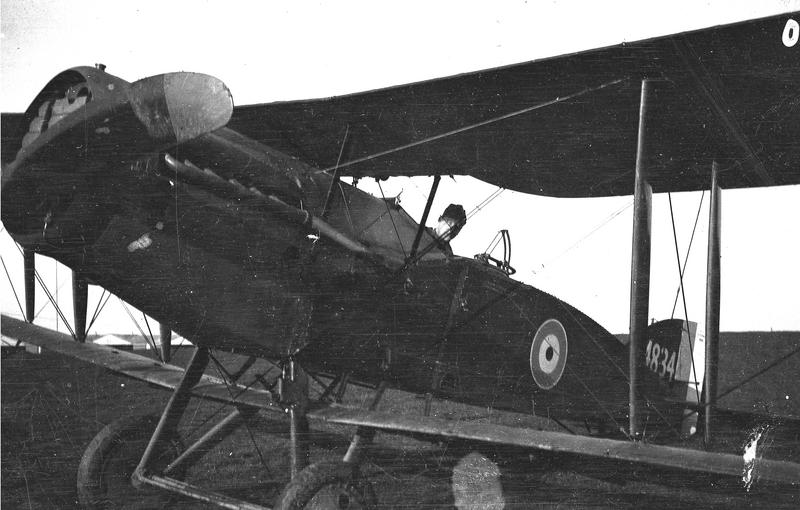 17. Parr in Bristol Fighter C4834, Northolt, December 1917.