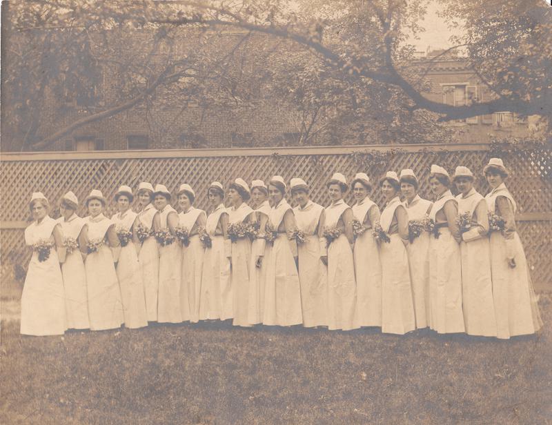 17a. Graduating nursing class of 1913 at Union Protestant Infirmary in Baltimore.
