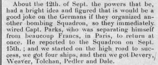 Clipping from a newsletter about the 166th.