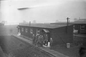 “Our hut, Camp Harrowby, Nov. Grantham.”